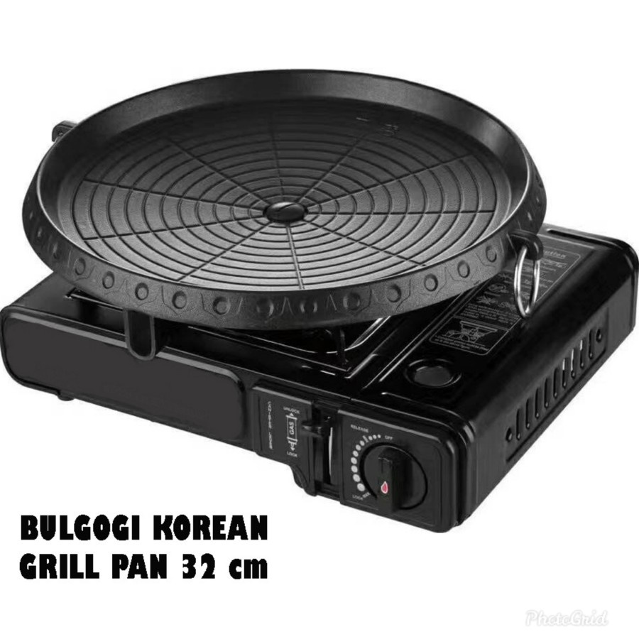 BULGOGI PAN 32 CM ALAT PANGGANG BAKAR KOREAN BBQ GRILL PAN