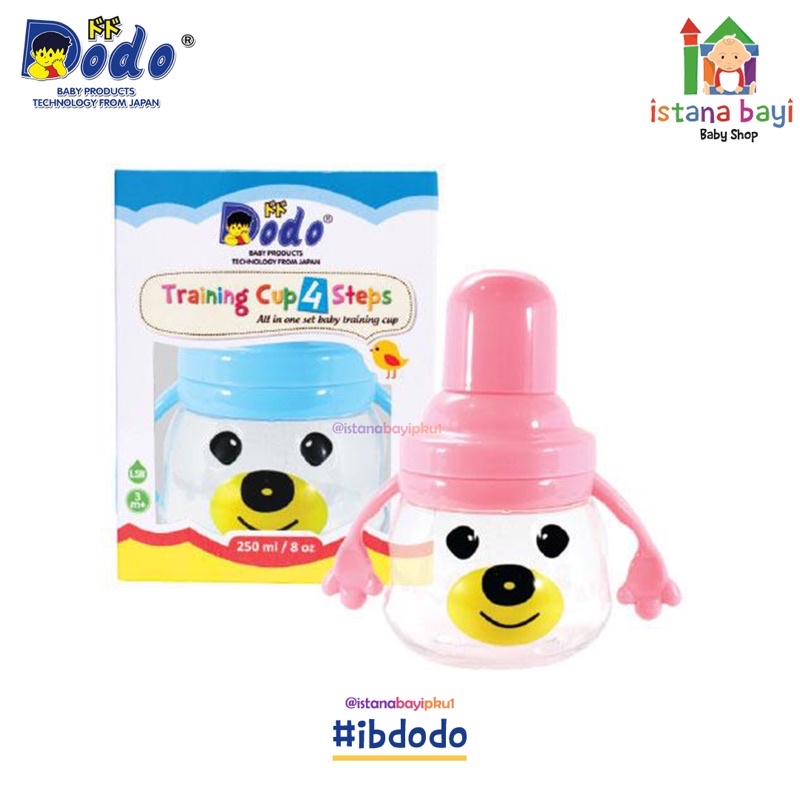 Dodo Training Cup 4 Steps / Tempat Minum Anak DDC003