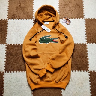 Jaket Hoodie *Lakoste Cream Logo Texs Pull Bordir Premium Unisex