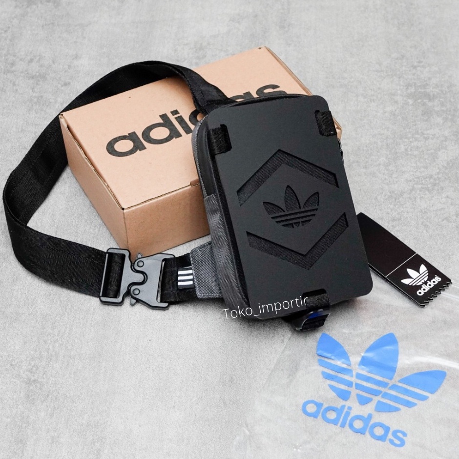 Slingbag Adidas Akrilik Original With Box / Tas Selempang Hardcase