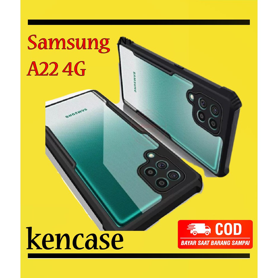 Samsung A22 4G Original Armor Cover Hard Case Casing Xundd