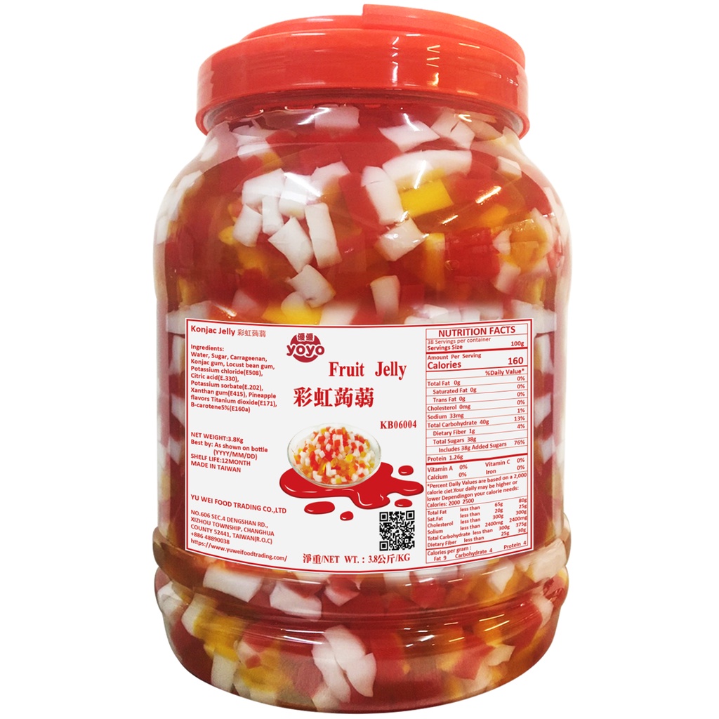 

Jeli Buah Pelangi || Rainbow Fruit Jelly 3.8kg