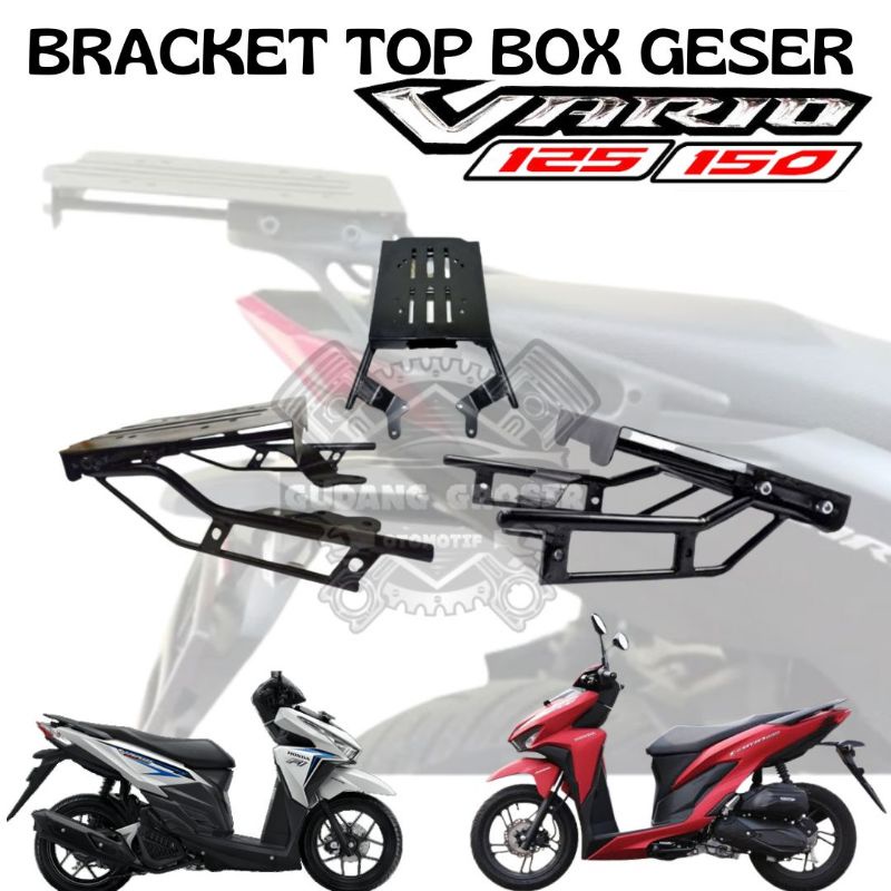 Jual Bracket Breket Breaket Braket Top Box Geser Vario 125 150 cc PNP ...