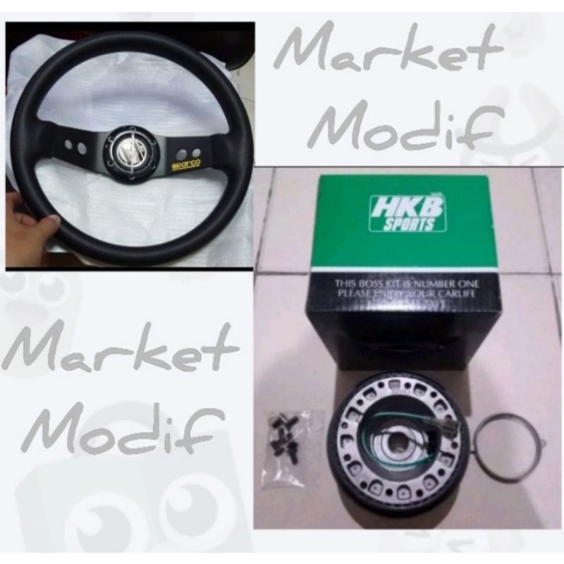 Paket Stir Racing + Bosskit Mobil Kijang Kapsul LGX Kijang 2000 Kijang Super