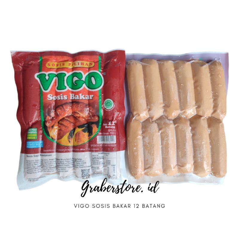 

Vigo Sosis Bakar Sapi isi 12s 500gr