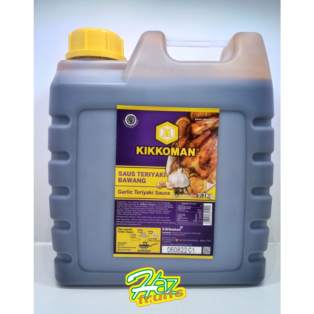 

Kikkoman Garlic Teriyaki Bawang Jerigen 5 liter