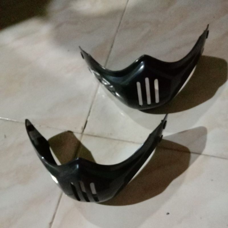 moncong plastik cakil tambahan helm retro plus kancing moncong helm honda