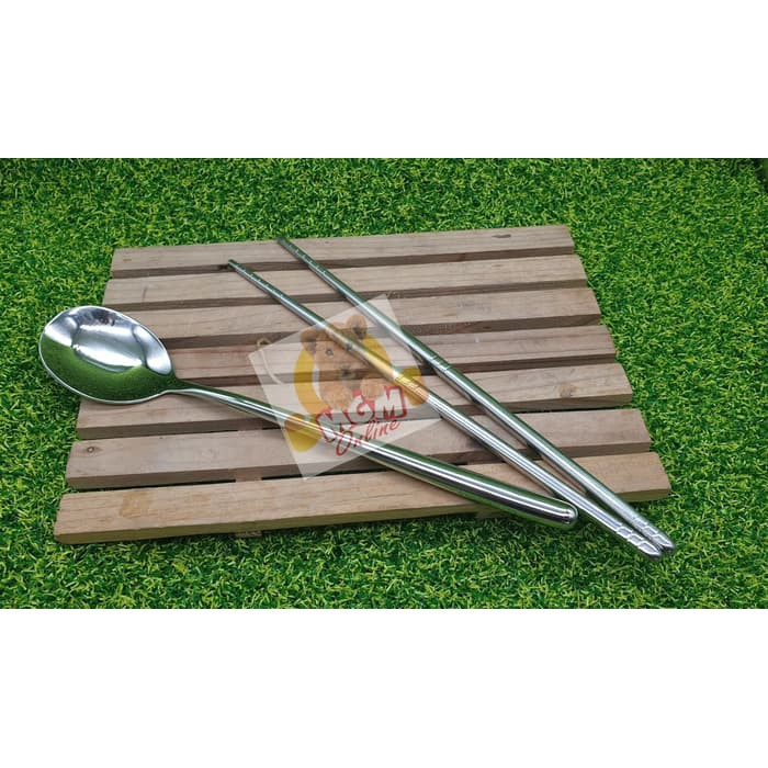 Sendok Korea SUMPIT Korea STAINLESS SUJEO sendok sumpit korea Termurah