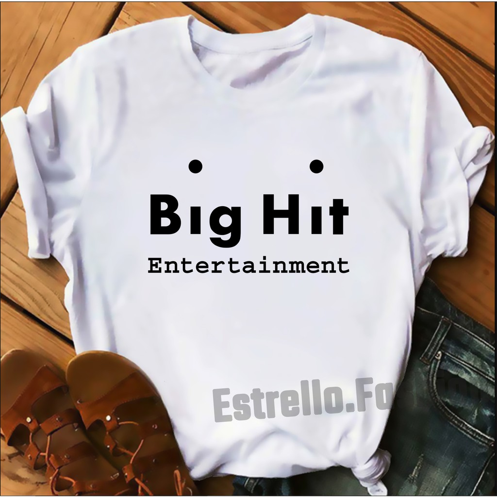 KAOS WANITA BIG HIT ENTERTAINMENT KOREA KPOP PRODUCTION OVERSIZE