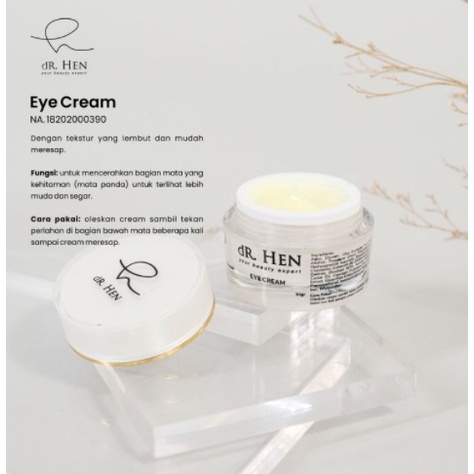 dR. Hen Eye Cream by dr. Richard Lee Klinik Athena