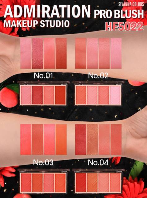 (READY) SIVANNA COLORS ADMIRATION PRO BLUSH ON ORI THAILAND