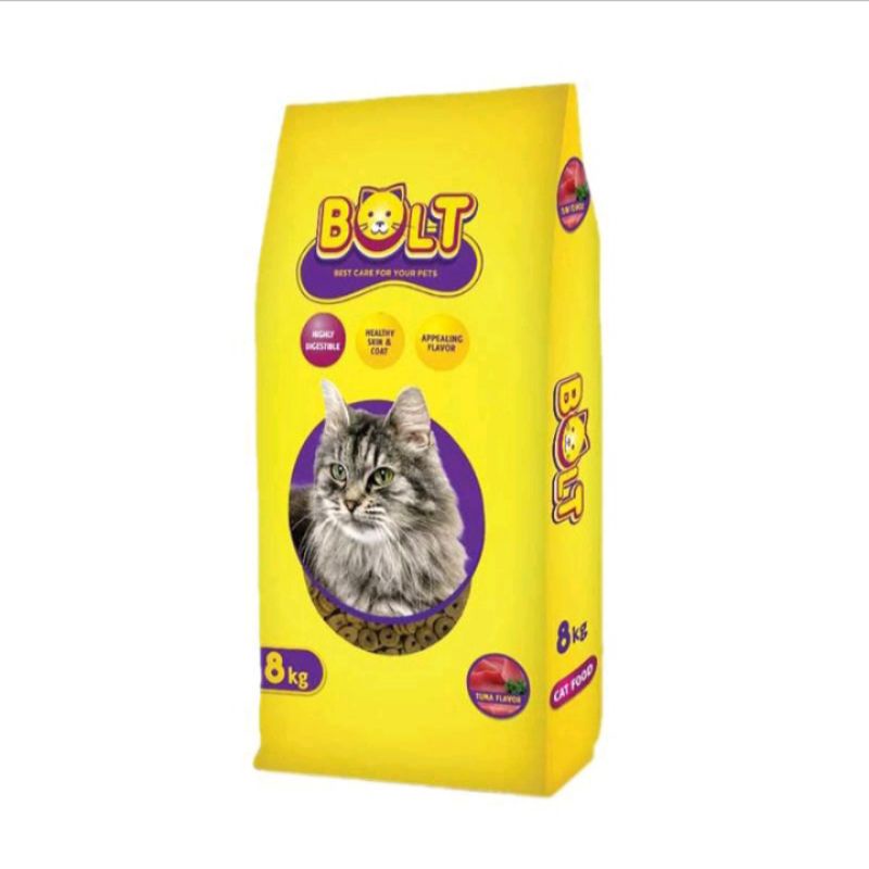 Ekspedisi makanan kucing Bolt 8kg kible donat- frespack