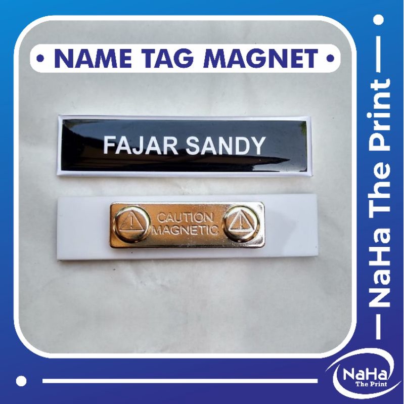

NAME TAG MAGNET/PENITI/AKRILIK PAPAN NAMA DADANAMA RESIN