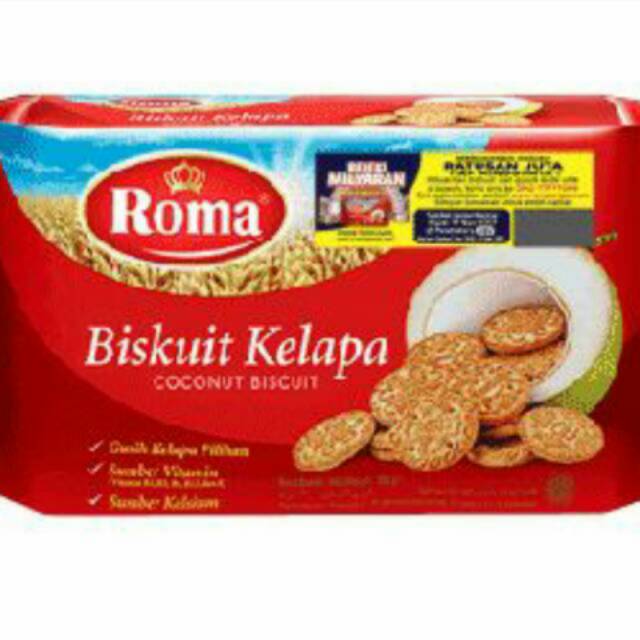 

Biskuit roma kelapa