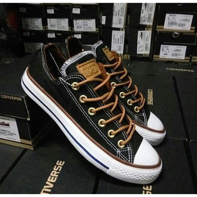 Convers OX Low Black