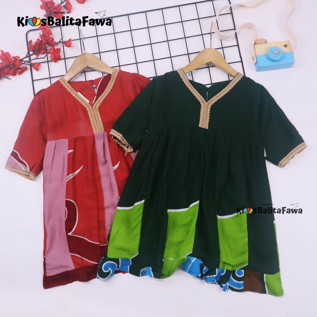 Dress Arabia uk 1-7 Tahun / PREMIUM Dres Anak Perempuan Lengan Pendek Daster Arab Baju Balita Import