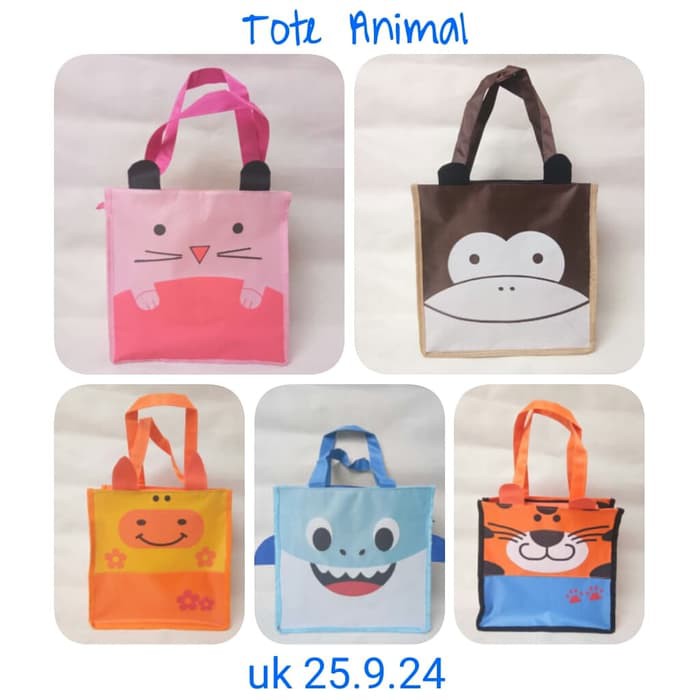 

JINJING PARASUT ANIMAL tas souvenir goody bag ulang tahun anak