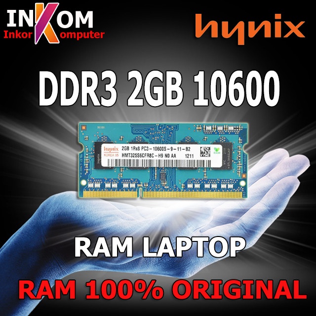 Ram Memory Laptop DDR3 2GB 10600