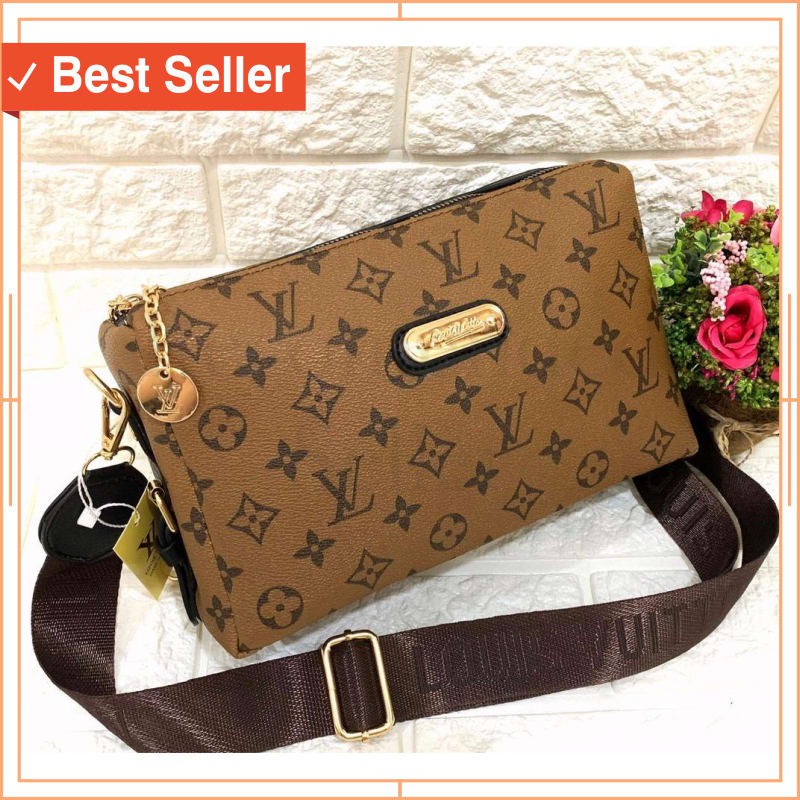 TAS WANITA TRAVELLING MURAH CANTIK UNIK ORI / LV DEWI slingbag