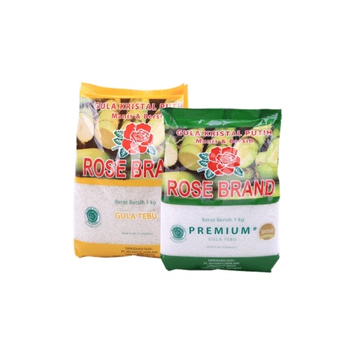 

Gula Rose Brand Kemasan Ekonomis ukuran [1 Kg]