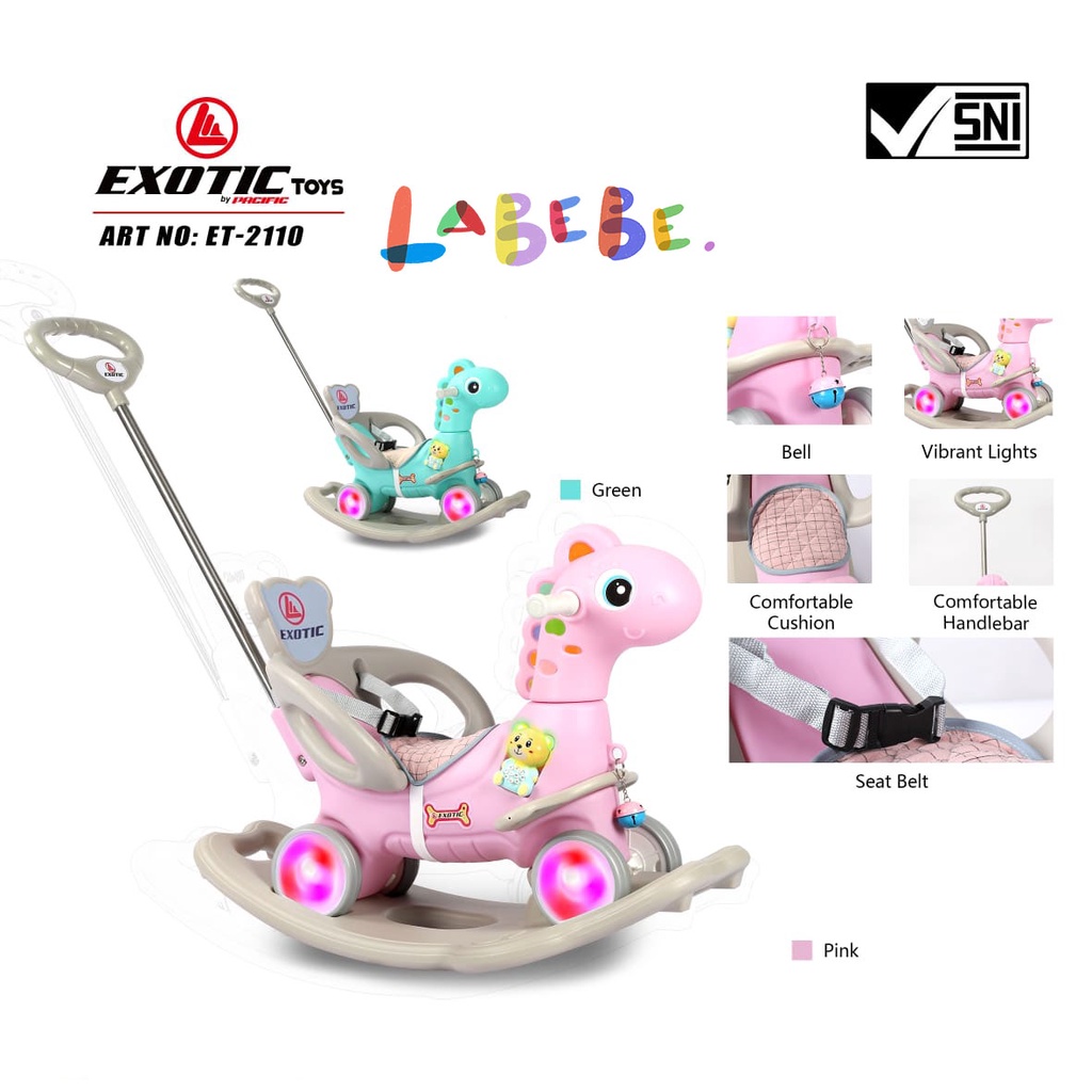 Kuda kudaan Rocking Horse Exotic ET 2110 ET 2108 3in1