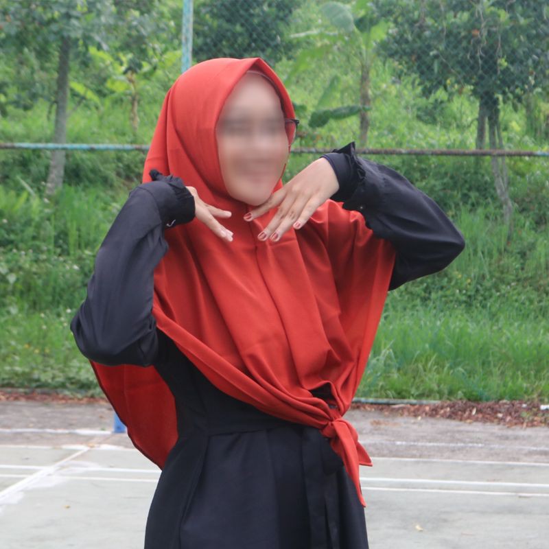 Jilbab Segitiga instan Jumbo