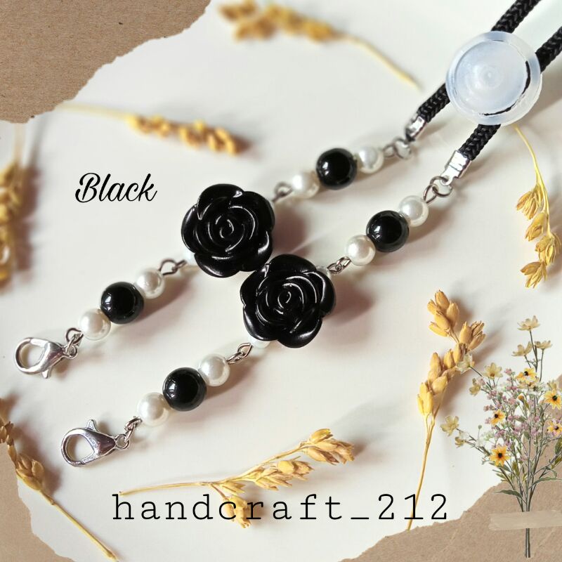 Strap Mask 2 in 1 / Strap masker mawar / Konektor hijab 2 in 1 / Konektor / Konektor tali / Strap da