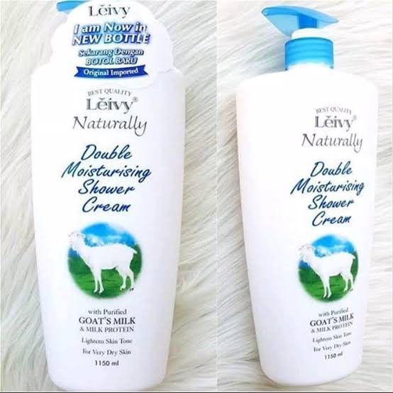 Leivy Shower Cream Pump Goats Milk 1150ml