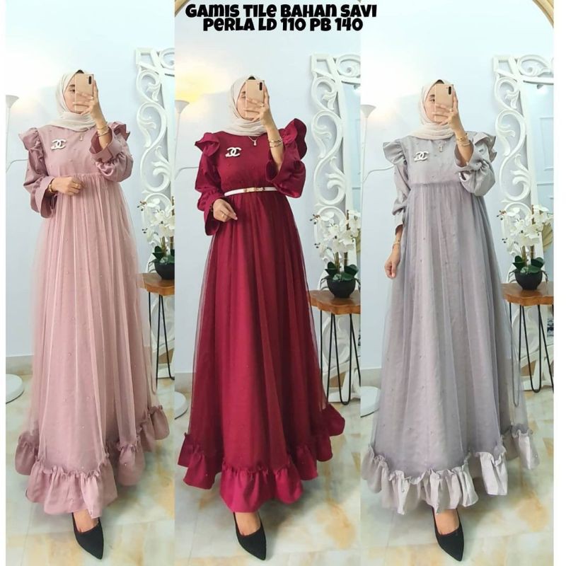 gamis tile mutiara