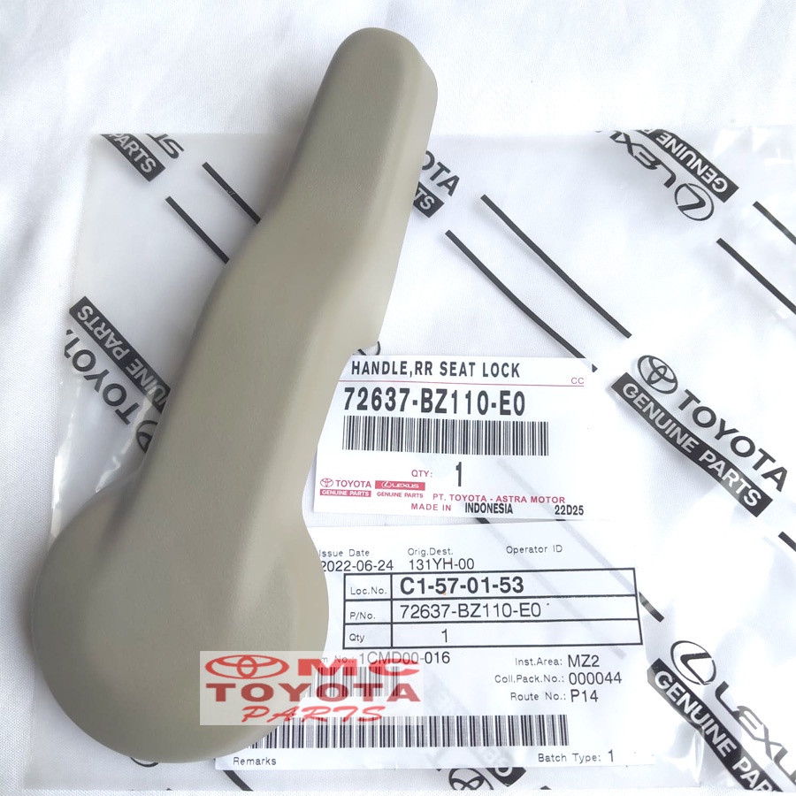 Handle Jok Belakang / Tengah Avanza Xenia All New 72637-BZ110-E0