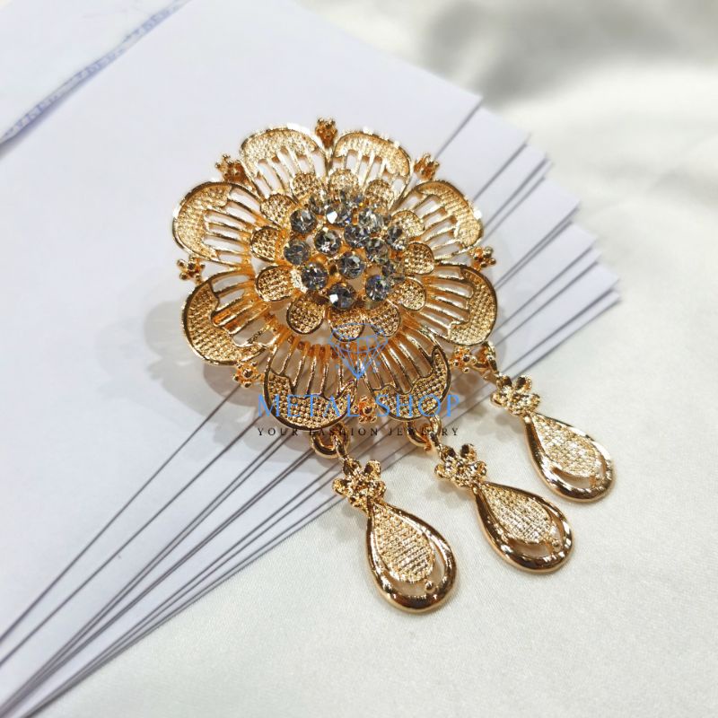 Bros kebaya / bros kutubaru / bros dada / bros cantik / bros branded / bros wanita / aksesoris cewek