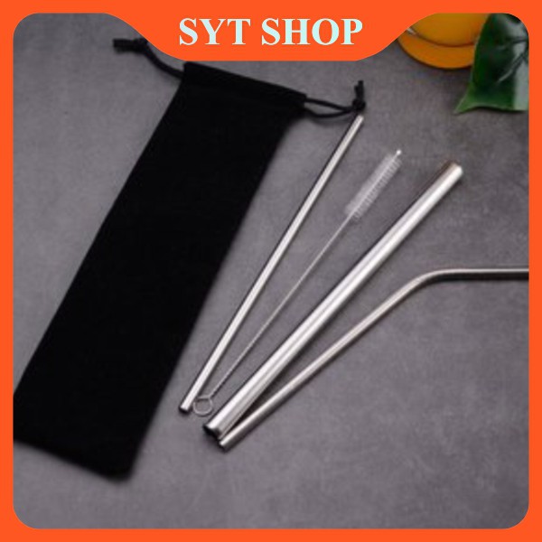 

SEDOTAN MINUMAN 1 SET 5 IN 1 STRAW STAINLESS STEEL-BRUSH POUC - Syt015