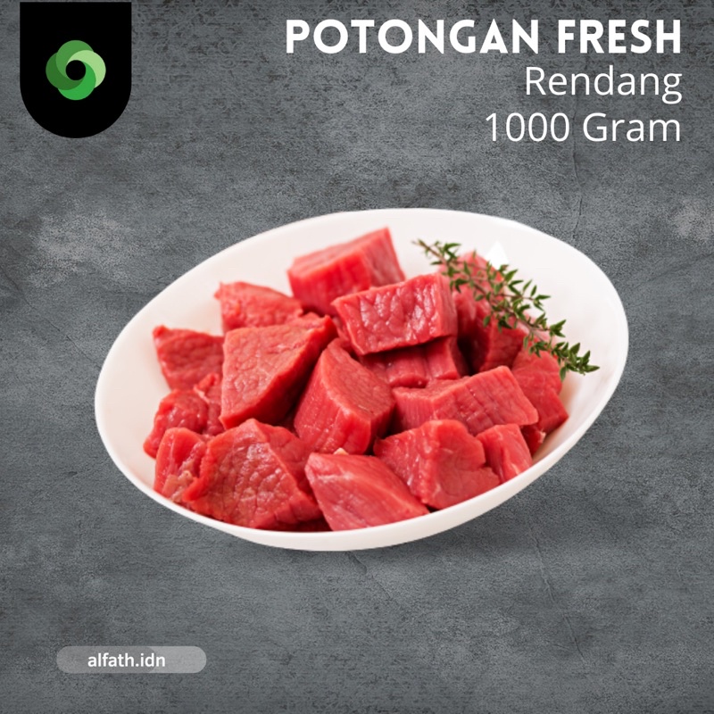 

DAGING SAPI RENDANG - 1 KG/ POTONGAN FRESH/ IMPORT BEEF