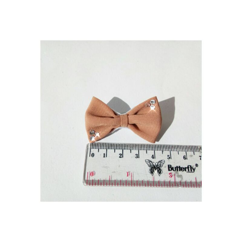 VOL. 1 Bros Pita Kristal imut mini bros dagu bros jilbab-Coklat muda