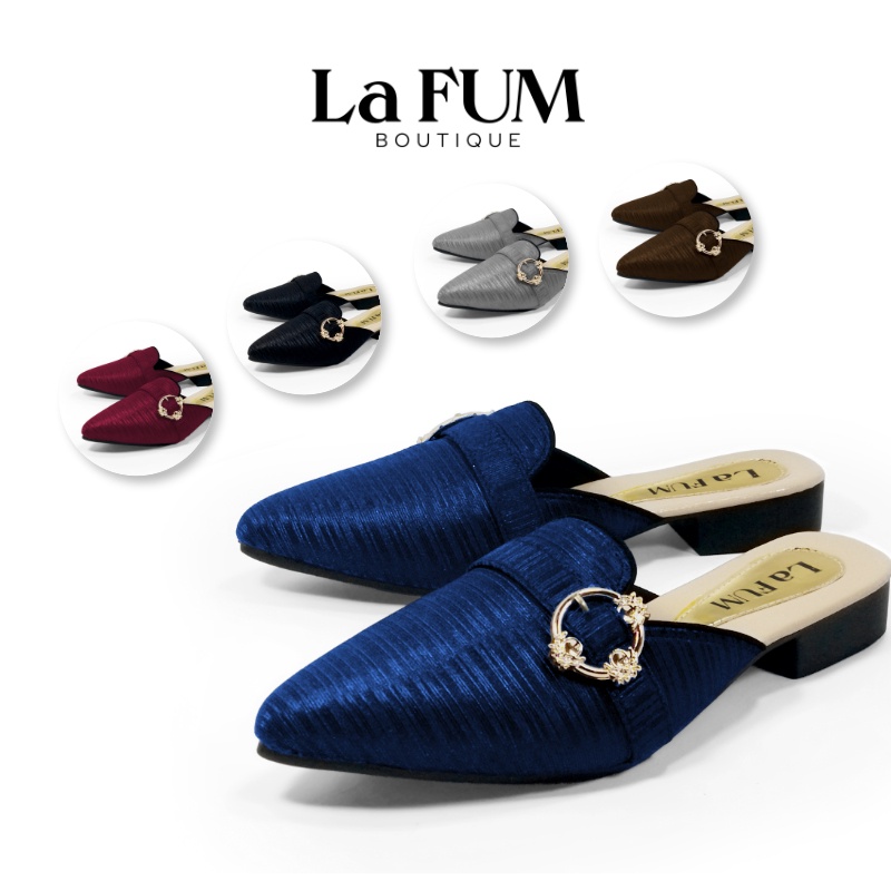 Primrose Sandal - Sendal Mules Hak Flat Wanita by La FUM