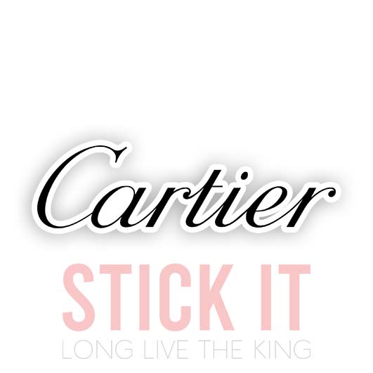 

Stiker Cartier sablon setrika DTF kaos baju sticker fashion 15