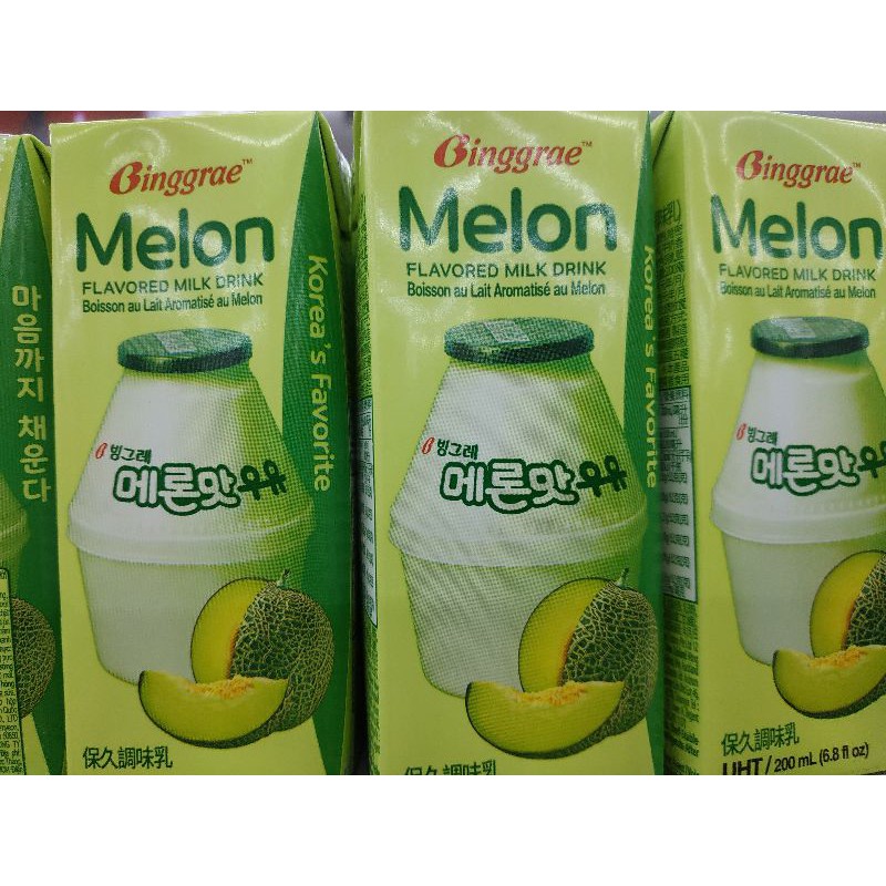 

Binggrae milk drink susu melon 200ml beli 5 gratis 1