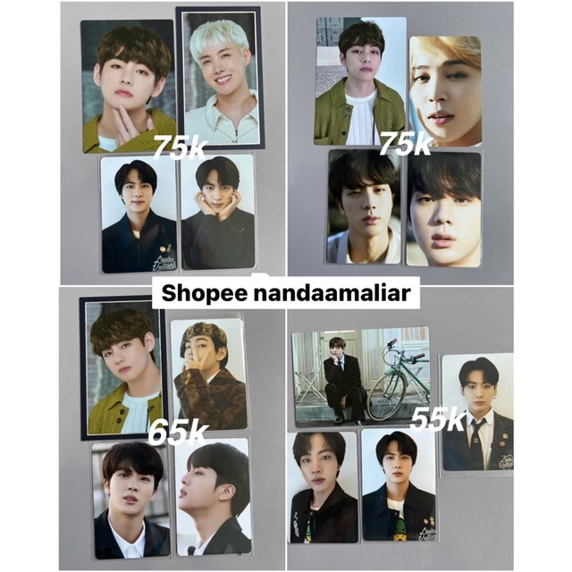 [READY] PHOTOCARD BTS OFFICIAL PC MPC PTD ON STAGE SEOUL DICON D’ICON BANGTAN JIN KIM SEOKJIN TAE V 