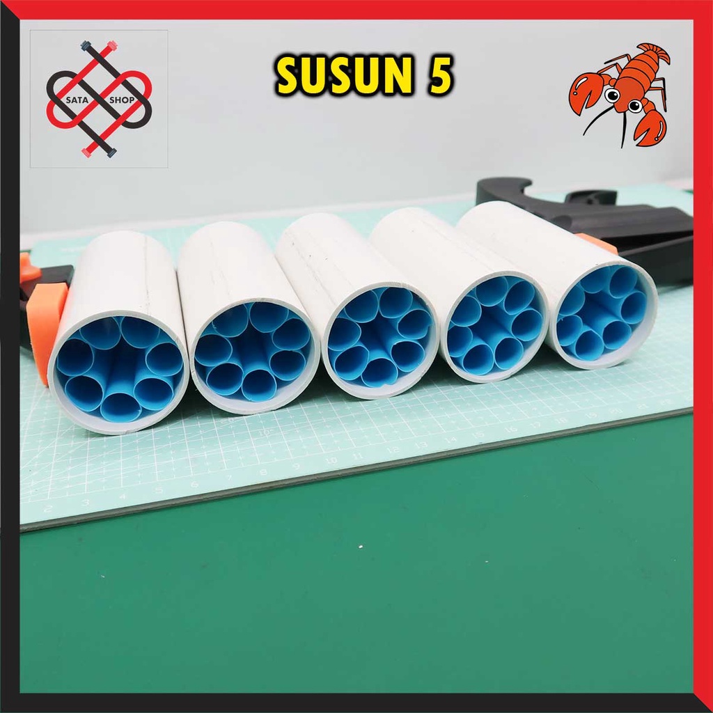 Shelter lobster air tawar untuk size 1 2 3 4 INCH - rumah udang hias lobster kecil