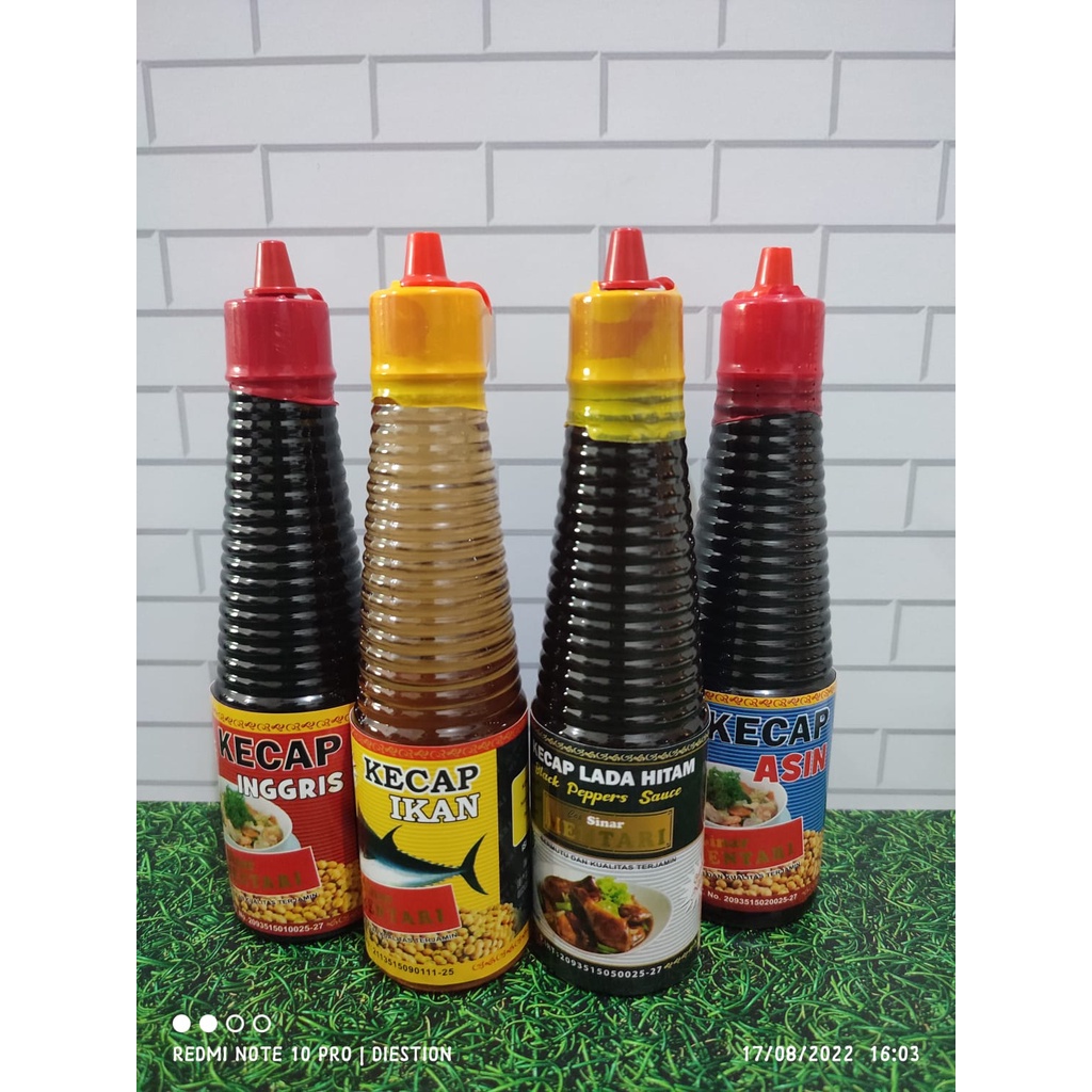 Aneka Spesial Kecap Penyedap [Kecap Lada Hitam, Kecap Asin, Kecap Inggris, Kecap Ikan]