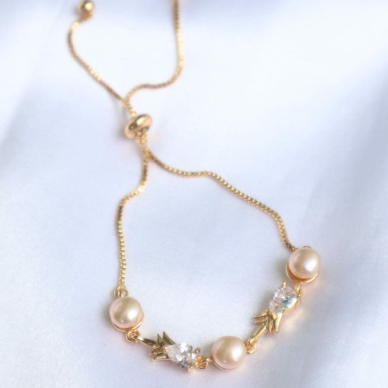 Gelang Serut Mutiara Asli