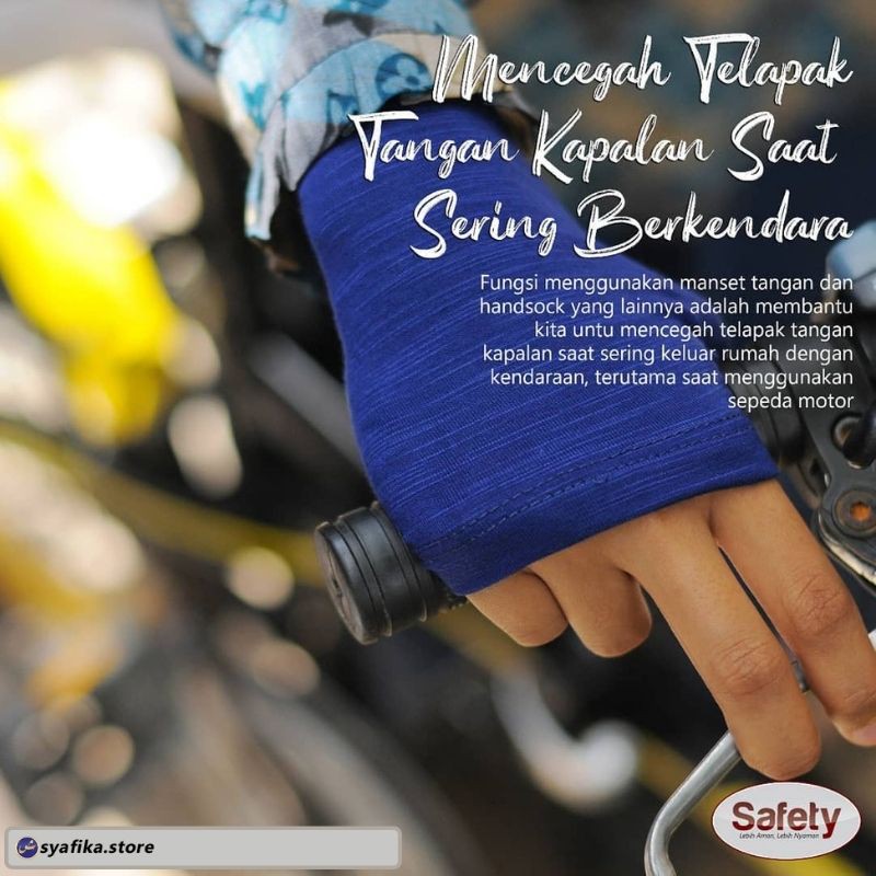 Handsock Jempol Manset Tangan Jempol Safety Fingerless Panjang ± 35 cm