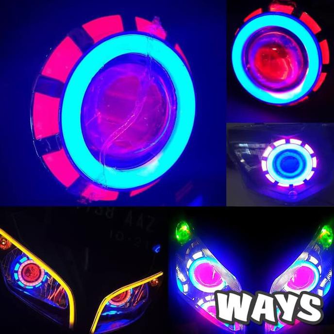 DISCOUNT L037 LAMPU DEPAN UTAMA PROJIE PROJI LED PROJECTOR MOBIL MOTOR #10