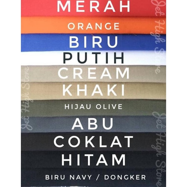 Bahan Kain | Polos | Ripstop | Ribstop