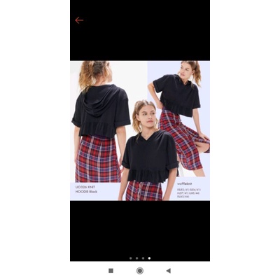 UO326 KNIT HOODIE