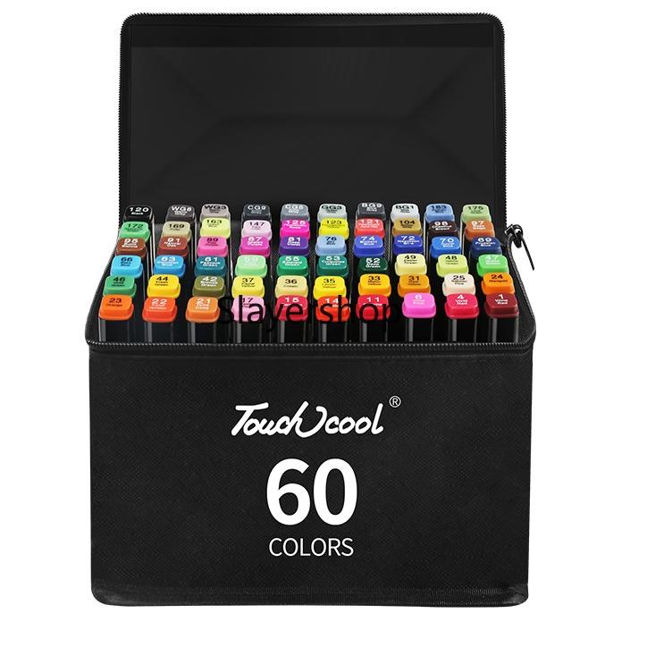 

Muraaaahh.. Touchcool 30/40/60/80 Warna Sketch Marker Pen Spidol Set Dual Side Copic Markers Dengan Kotak