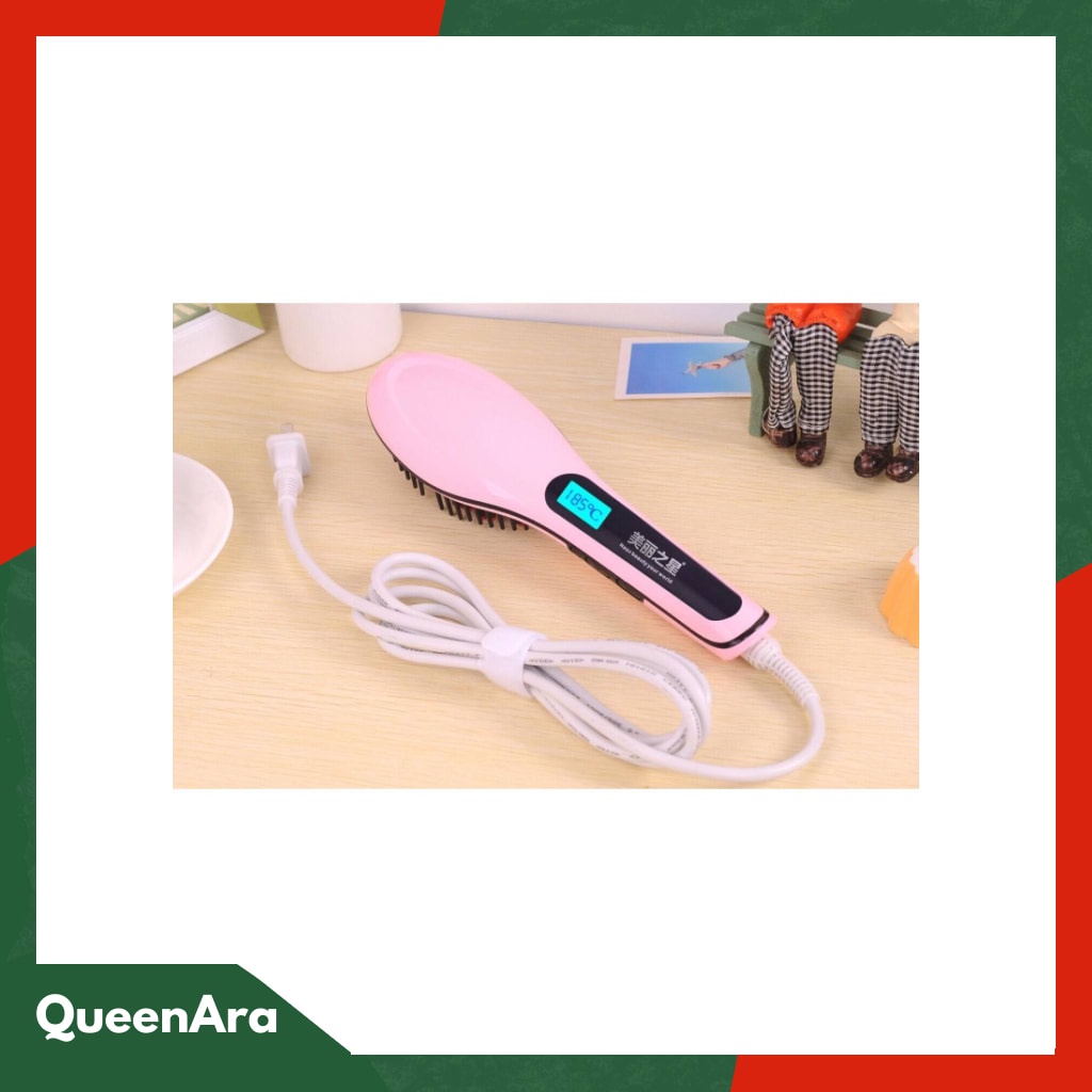Sisir Catokan Elektrik Ion Pelurus Rambut - HQT-90