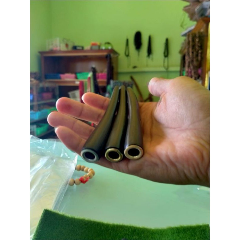 once pipa rokok kelot hitam kayu bertuah