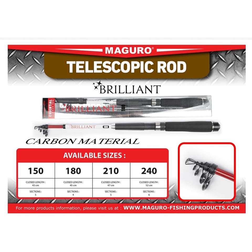 Rod TELESCOPIC MAGURO BRILLIANT