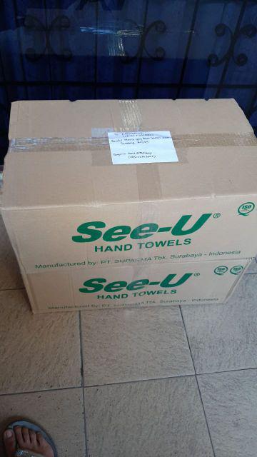 Tissue Hand Towel See U ( Grosir ) / Tissue Wastafel / Tissue Dapur